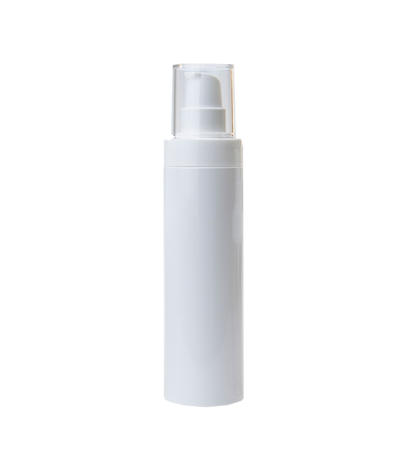White PET Plastic 100ml Cosmetic Lotion Bottle