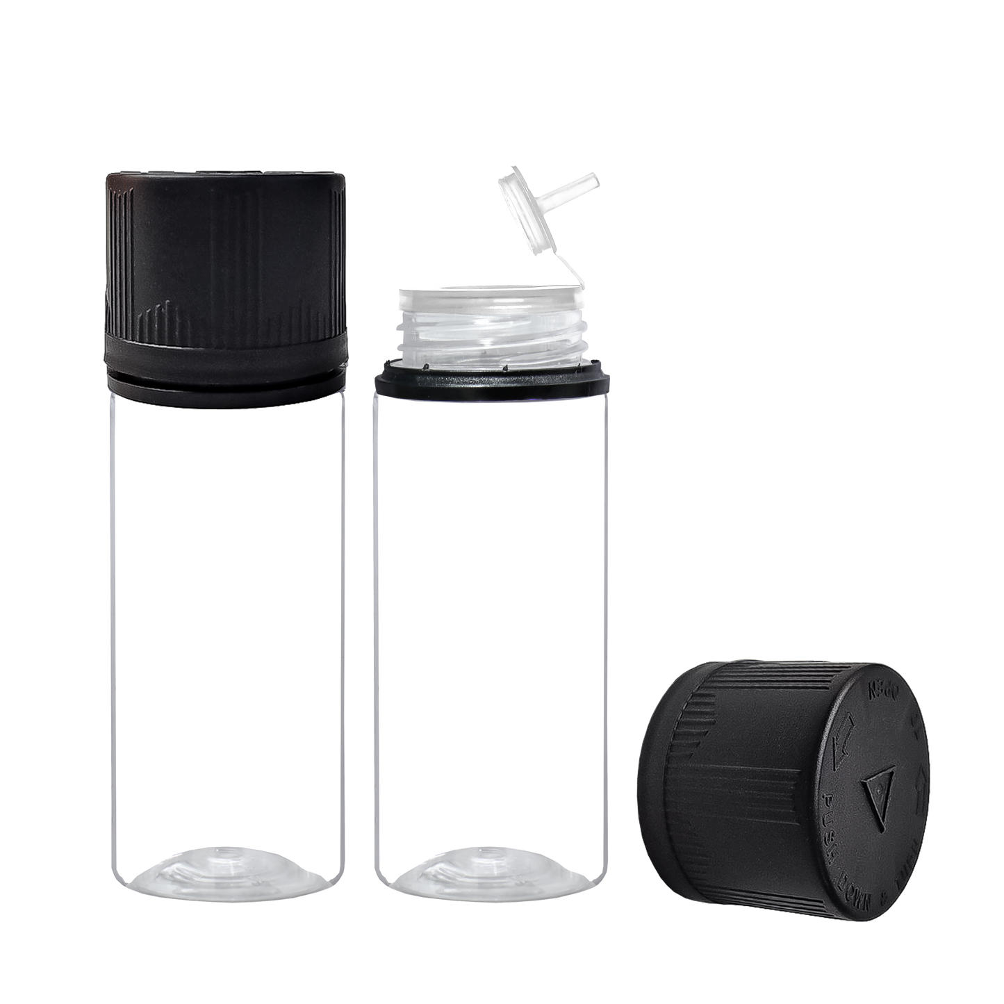 HIDY6FM-100ML flip tip plastic dropper E liquid bottle