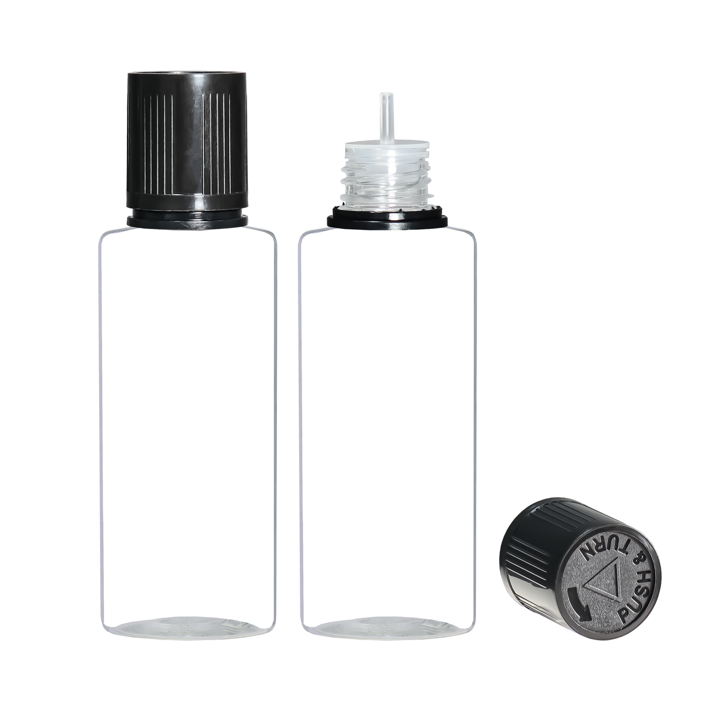 HDV3-140ML PET plastic dropper E-liquid E-juice bottle