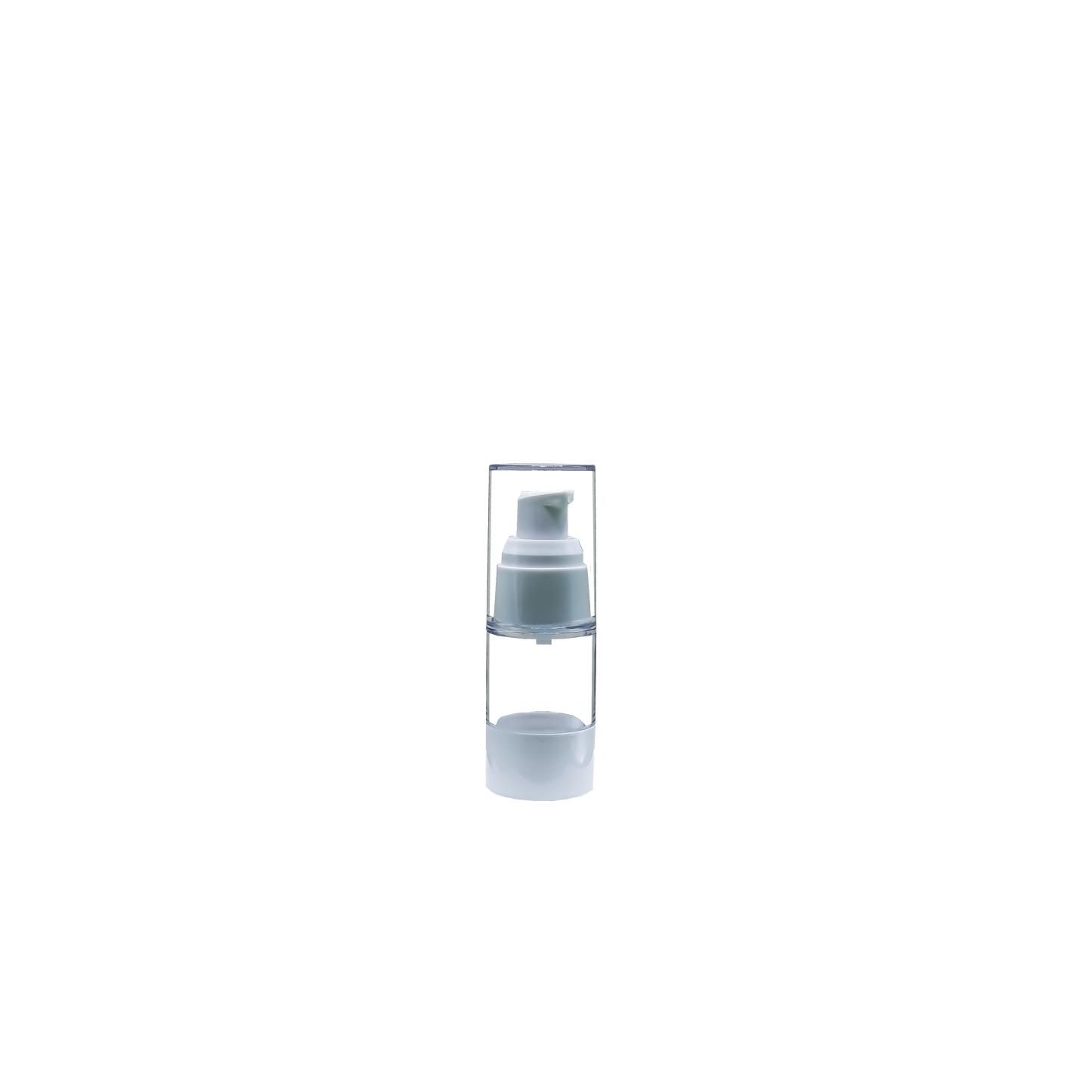 Plastic Airless Lotion Serum Pump 15ML Bottle