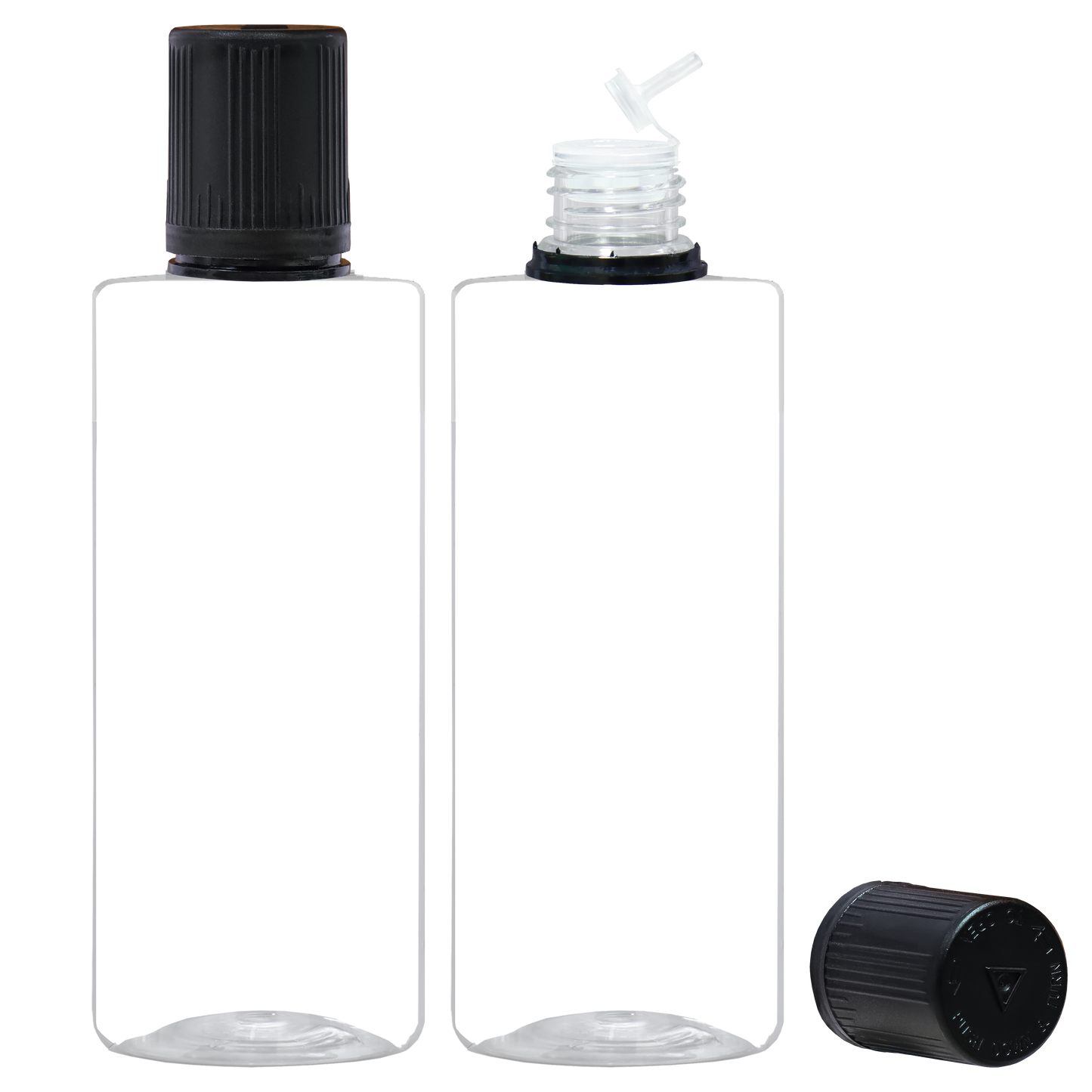 HIDY6F-250ML new flip tip plastic dropper E liquid bottle