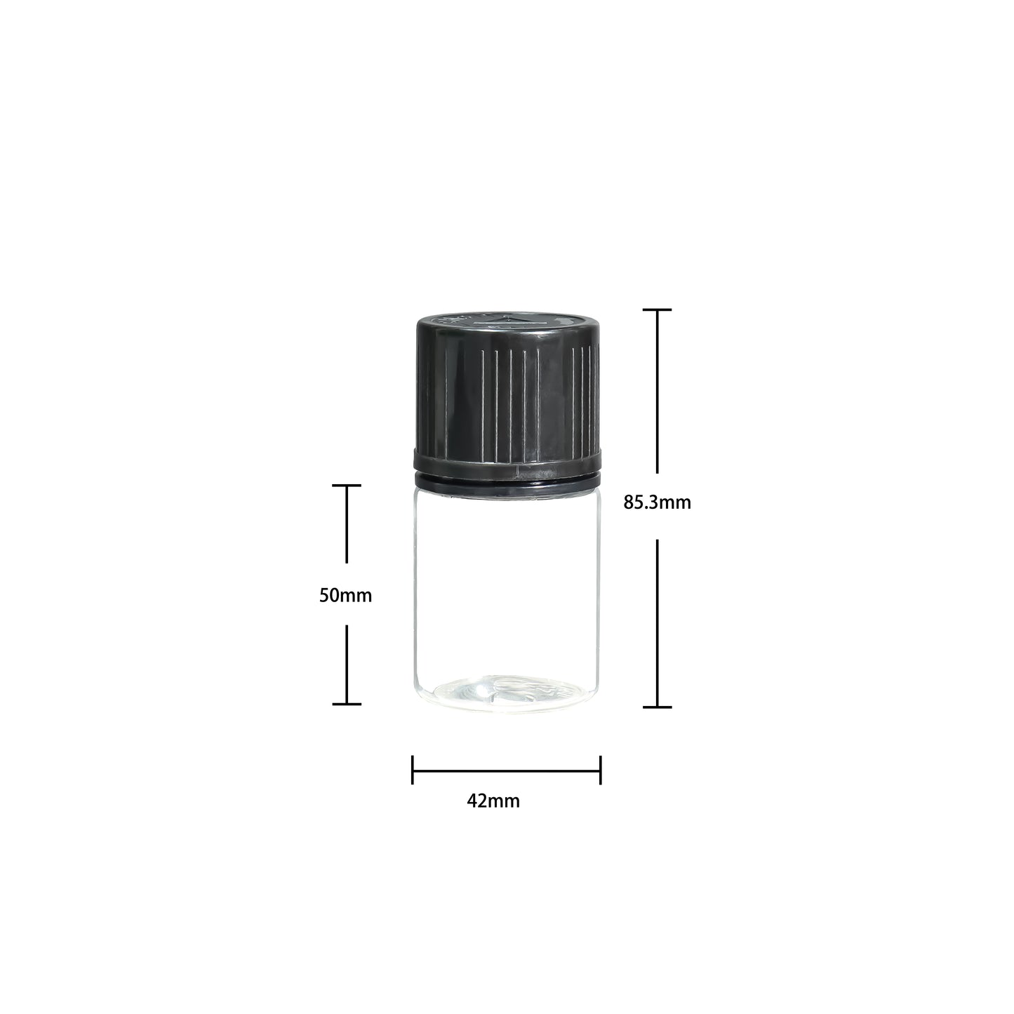 HDV3FM-60ML PET plastic dropper E-liquid E-juice bottle