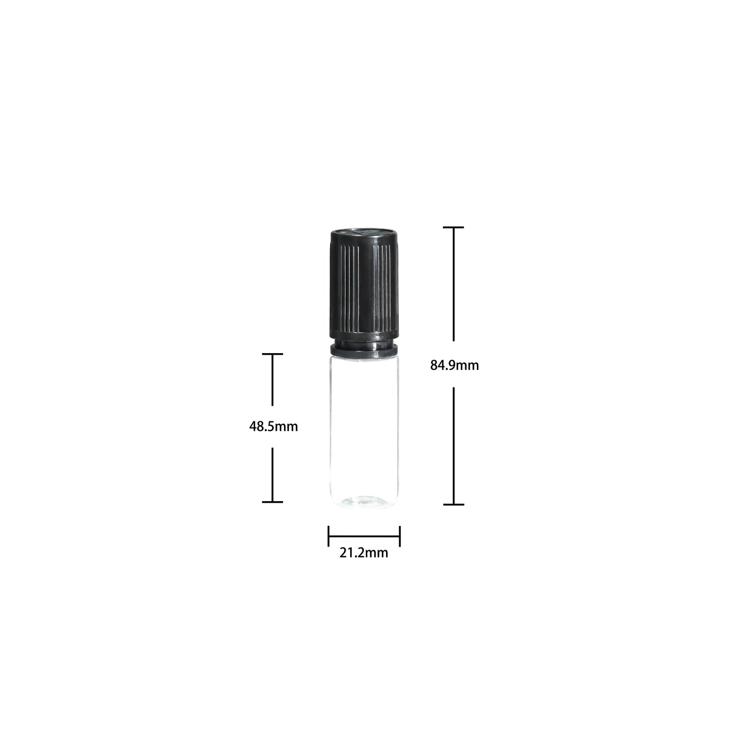 HDV3FS-15ML PET plastic dropper E-liquid E-juice bottle