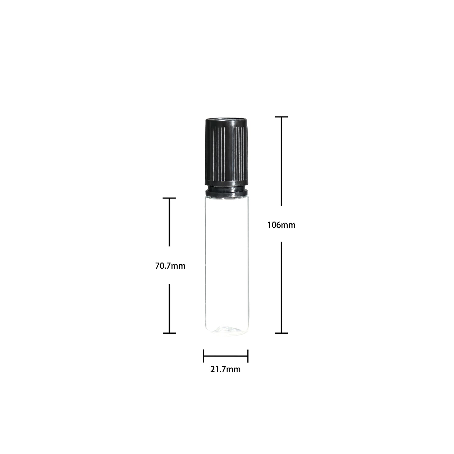 HDV3FS-20ML PET plastic dropper E-liquid E-juice bottle