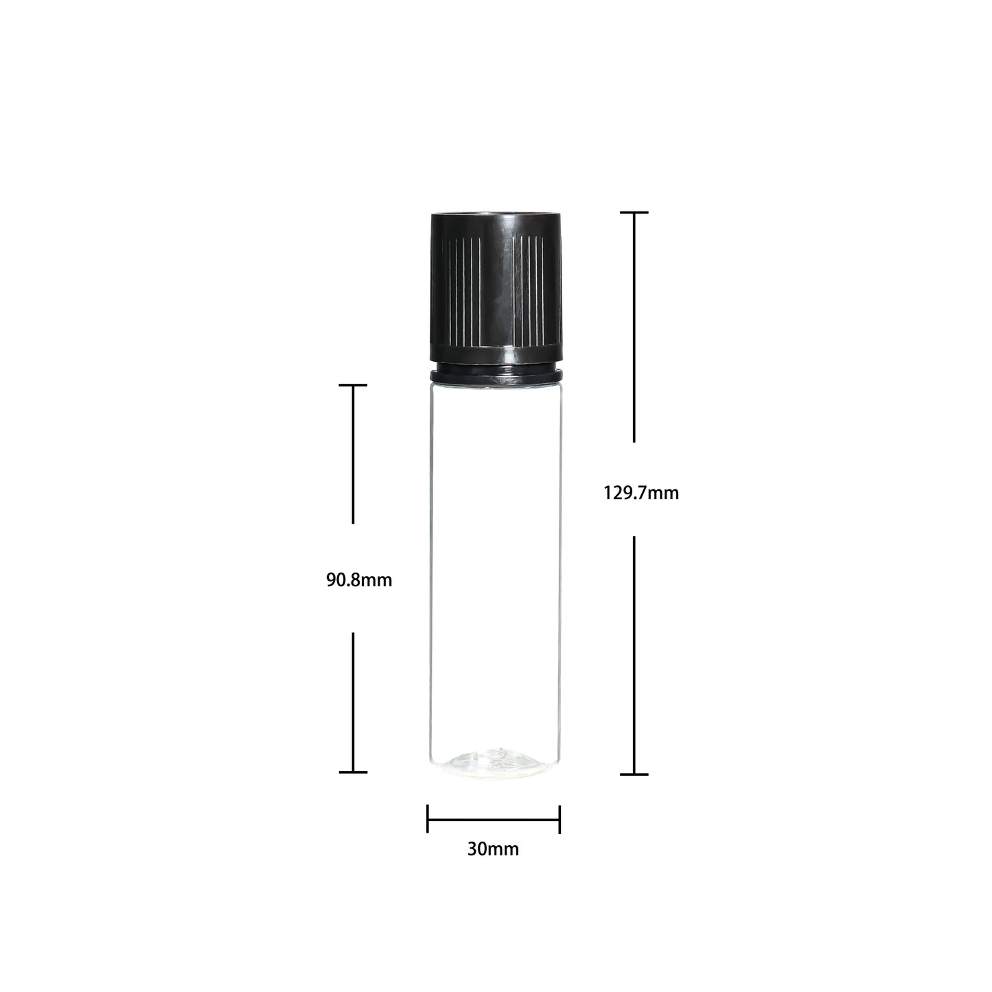 HDV3F-60ML PET plastic dropper E-liquid E-juice bottle