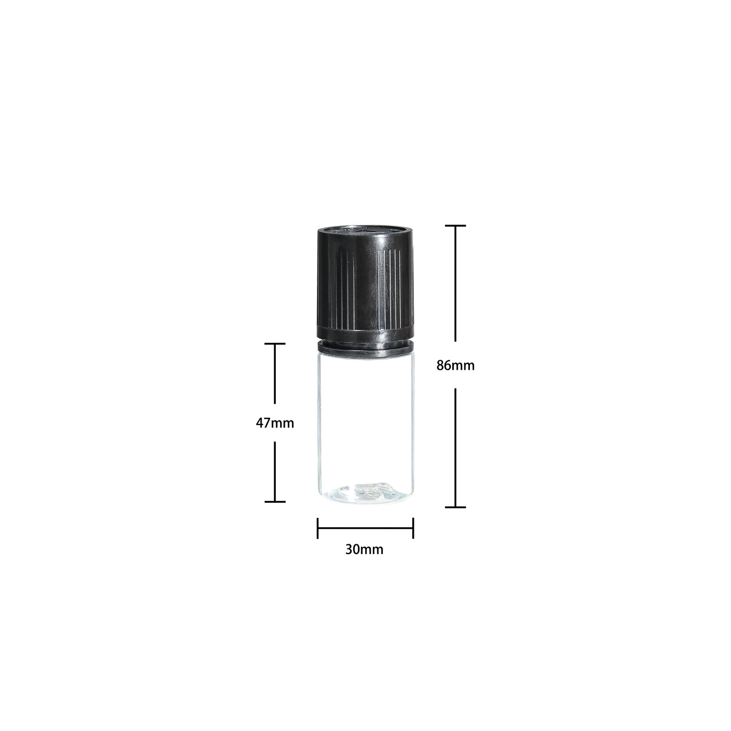 HDV3F-30ML PET plastic dropper E-liquid E-juice bottle