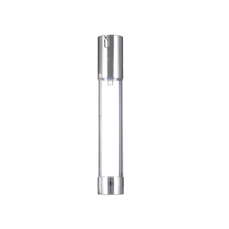 Gold Silver Airless Lotion Pump 30ML Plastic Bottle
