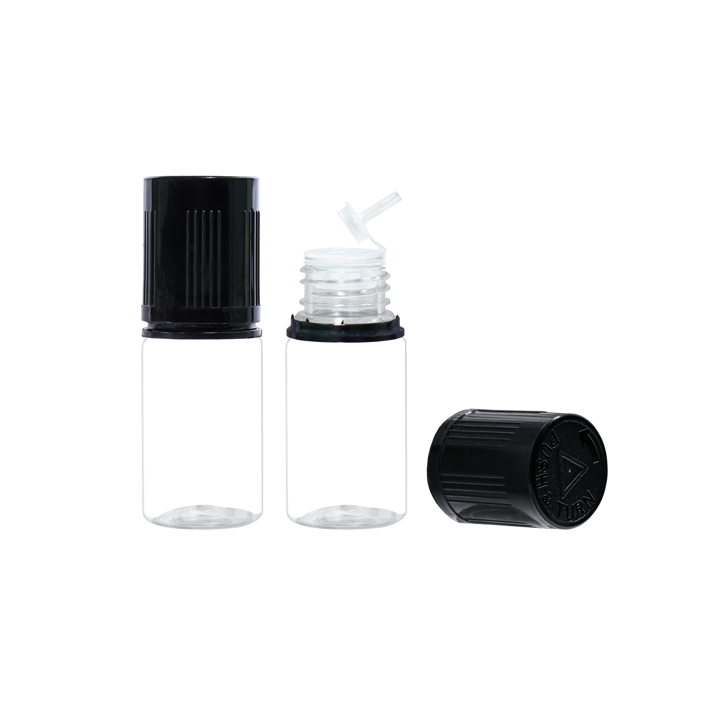 HIDY6F1-30ML new flip tip plastic dropper E liquid bottle