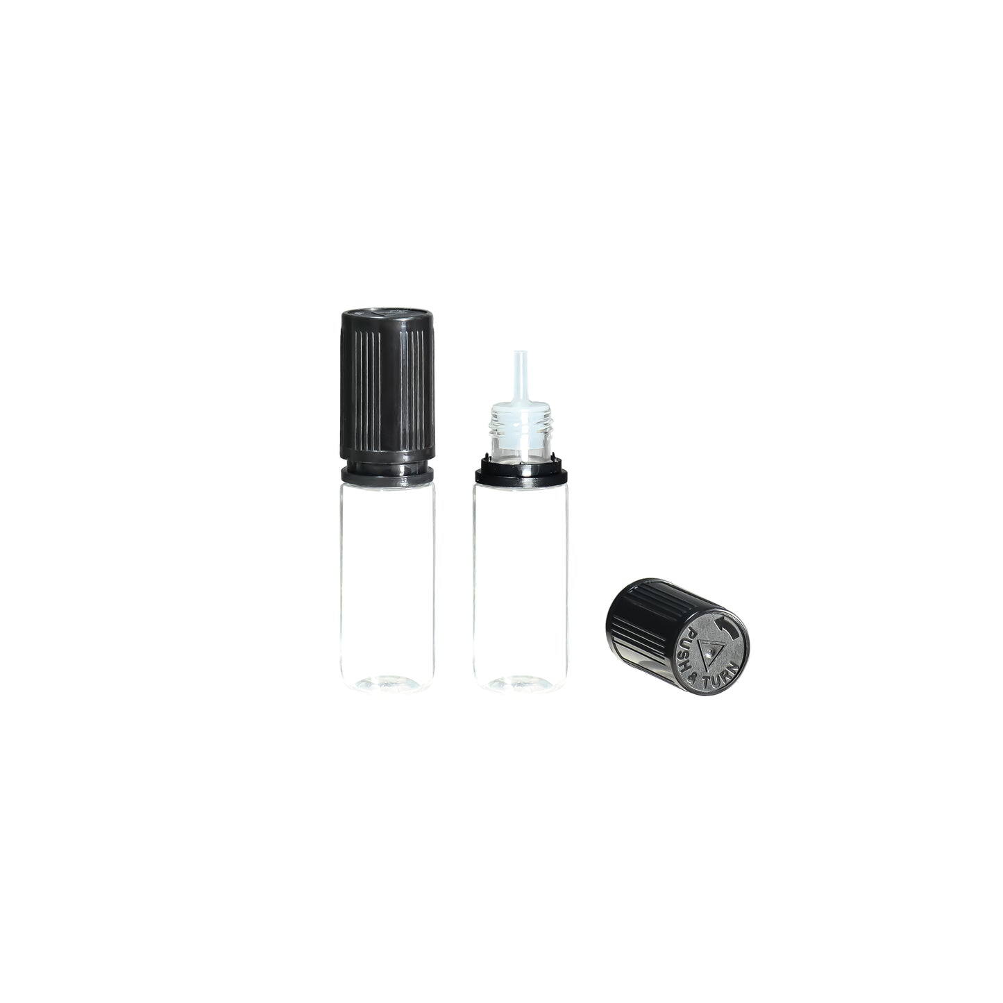 HDV3FS-15ML PET plastic dropper E-liquid E-juice bottle