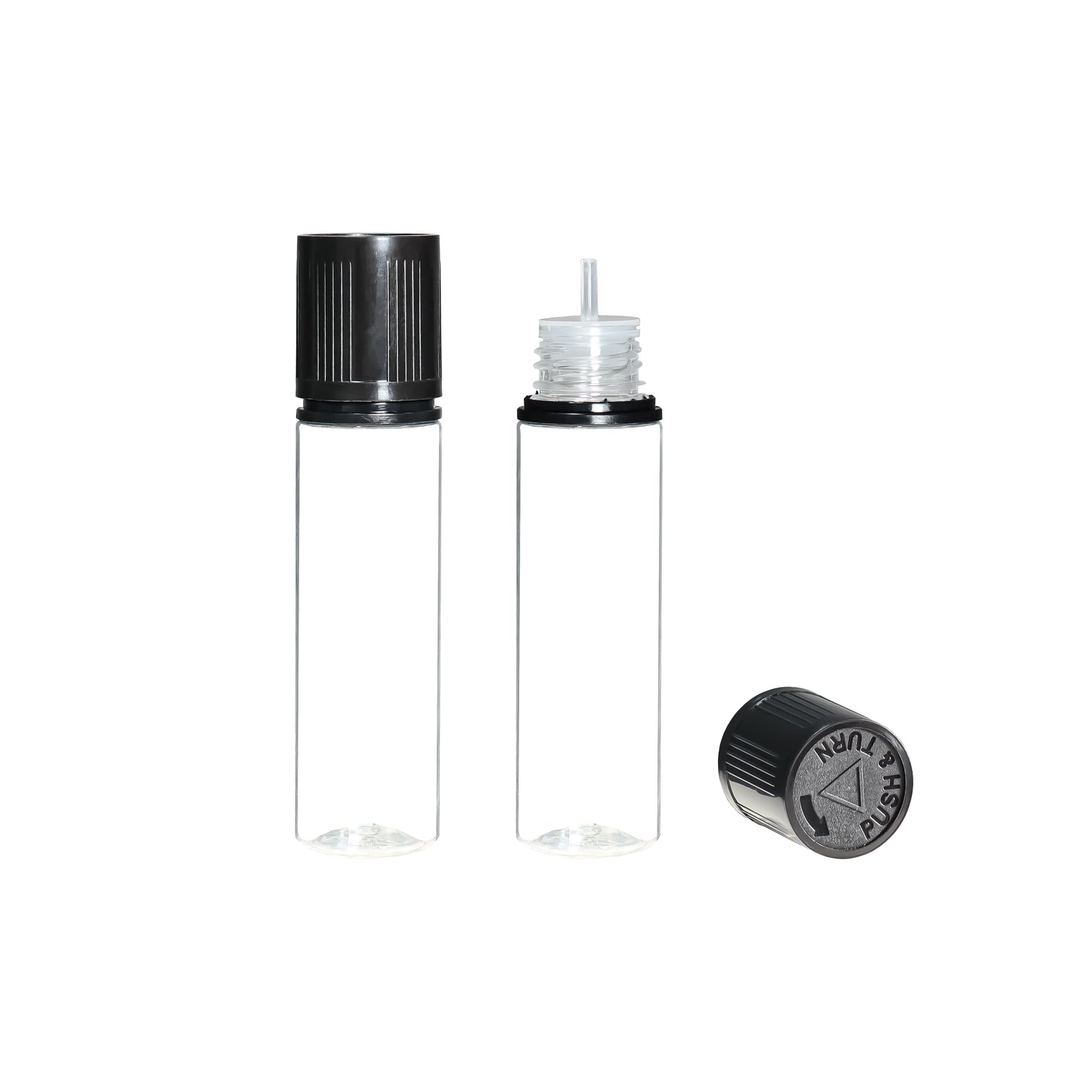 HDV3F-60ML PET plastic dropper E-liquid E-juice bottle