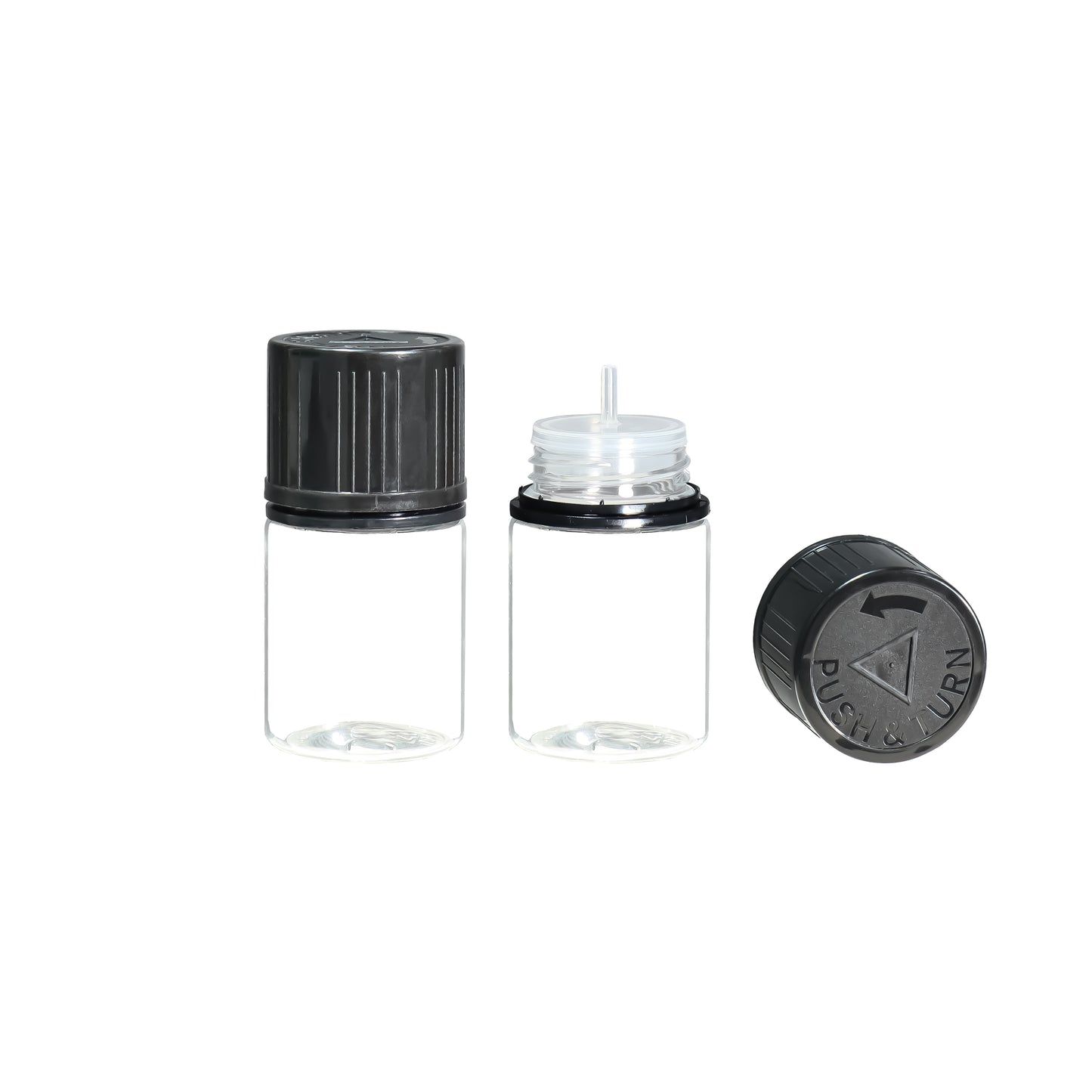 HDV3FM-60ML PET plastic dropper E-liquid E-juice bottle