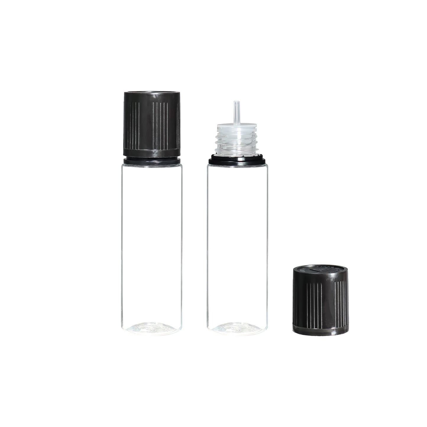 HDV3F-70MLF PET plastic dropper E-liquid E-juice bottle