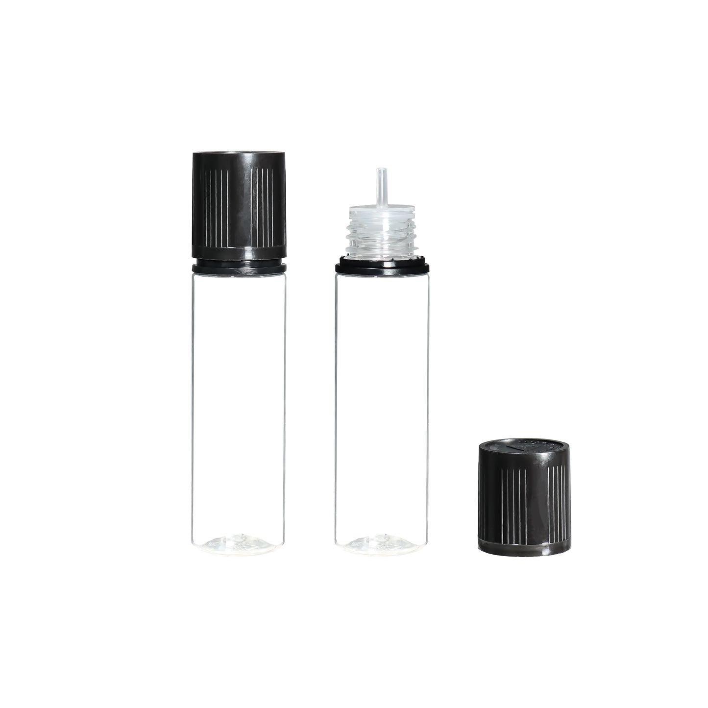 HDV3F-60ML PET plastic dropper E-liquid E-juice bottle
