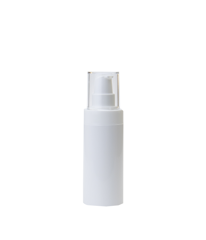 White PET Plastic 60ml Cosmetic Lotion Bottle