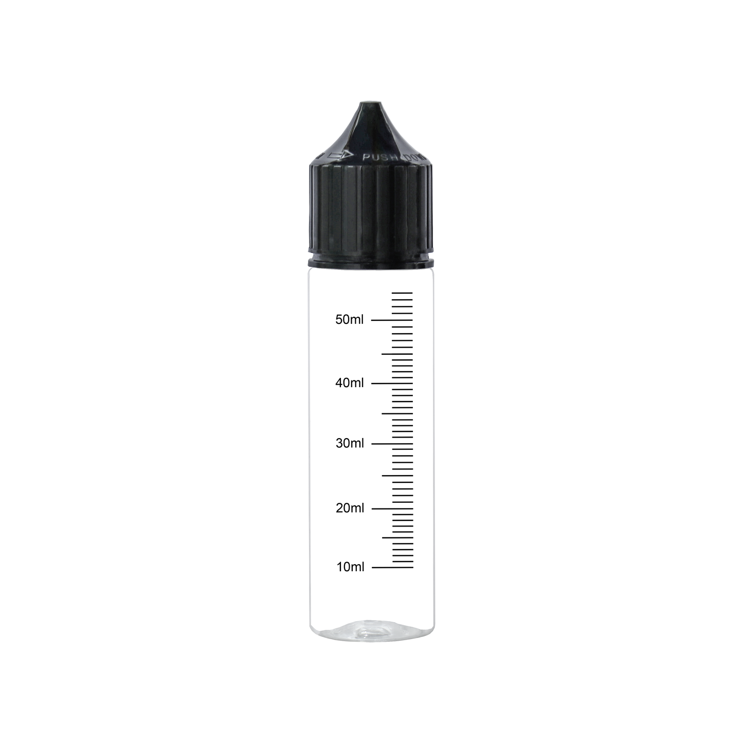 HIDY6-60ML new flip tip plastic dropper Screen Printing E liquid bottle