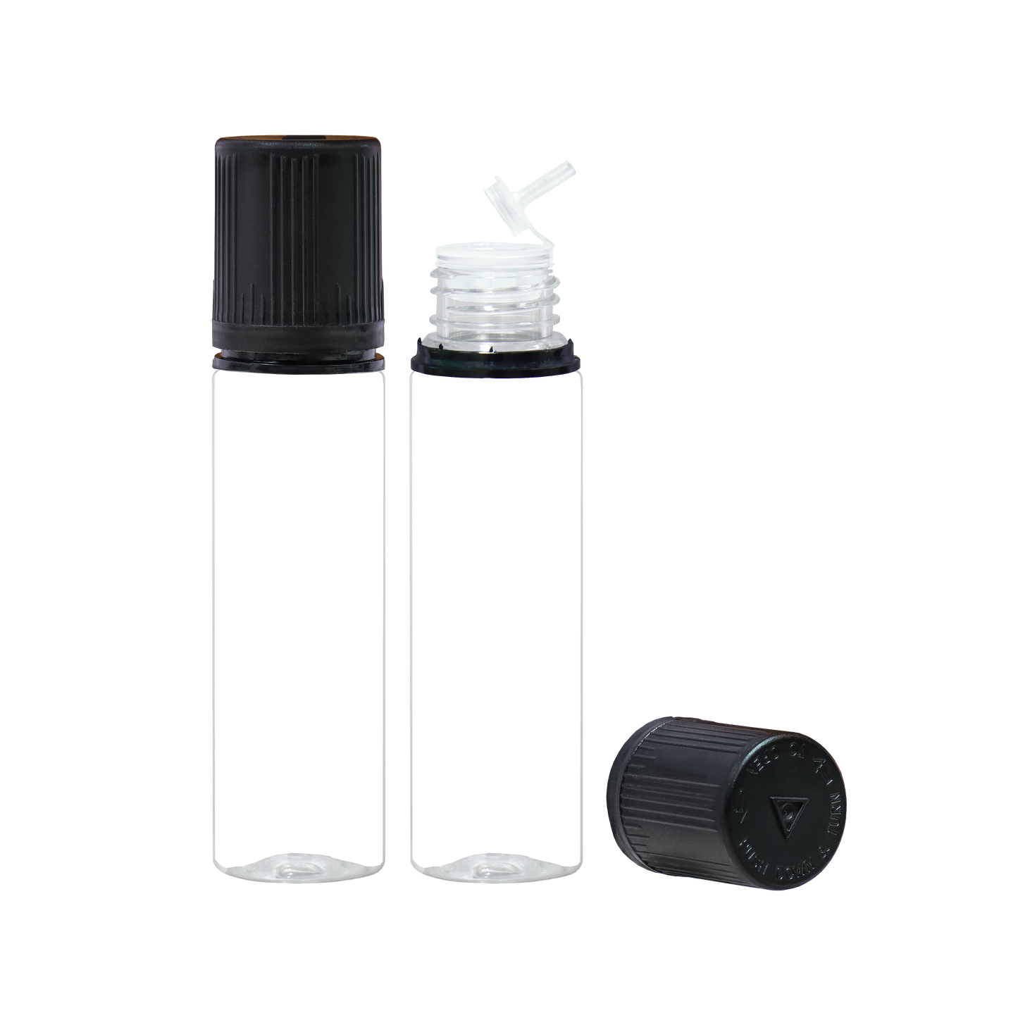 HIDY6F-60ML new flip tip plastic dropper E liquid bottle