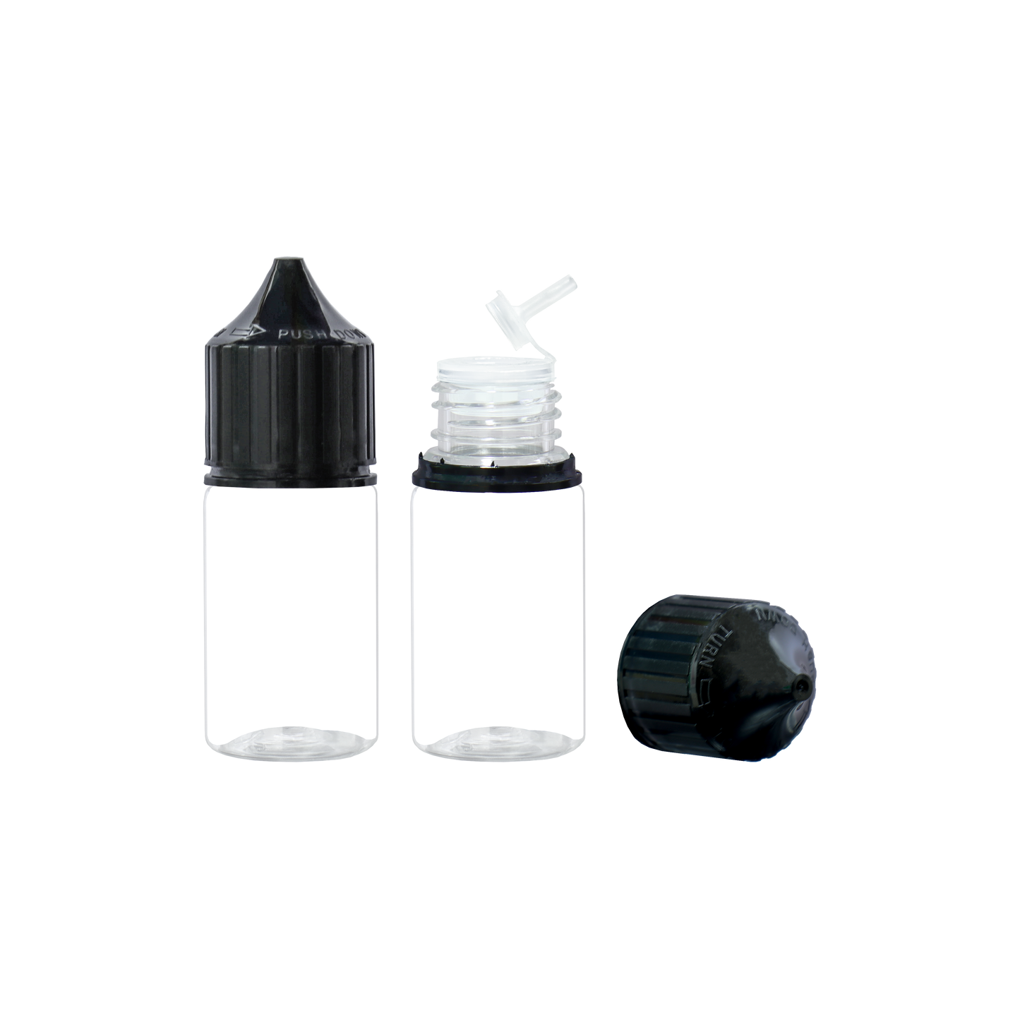 HIDY6-30ML new flip tip plastic dropper E liquid bottle