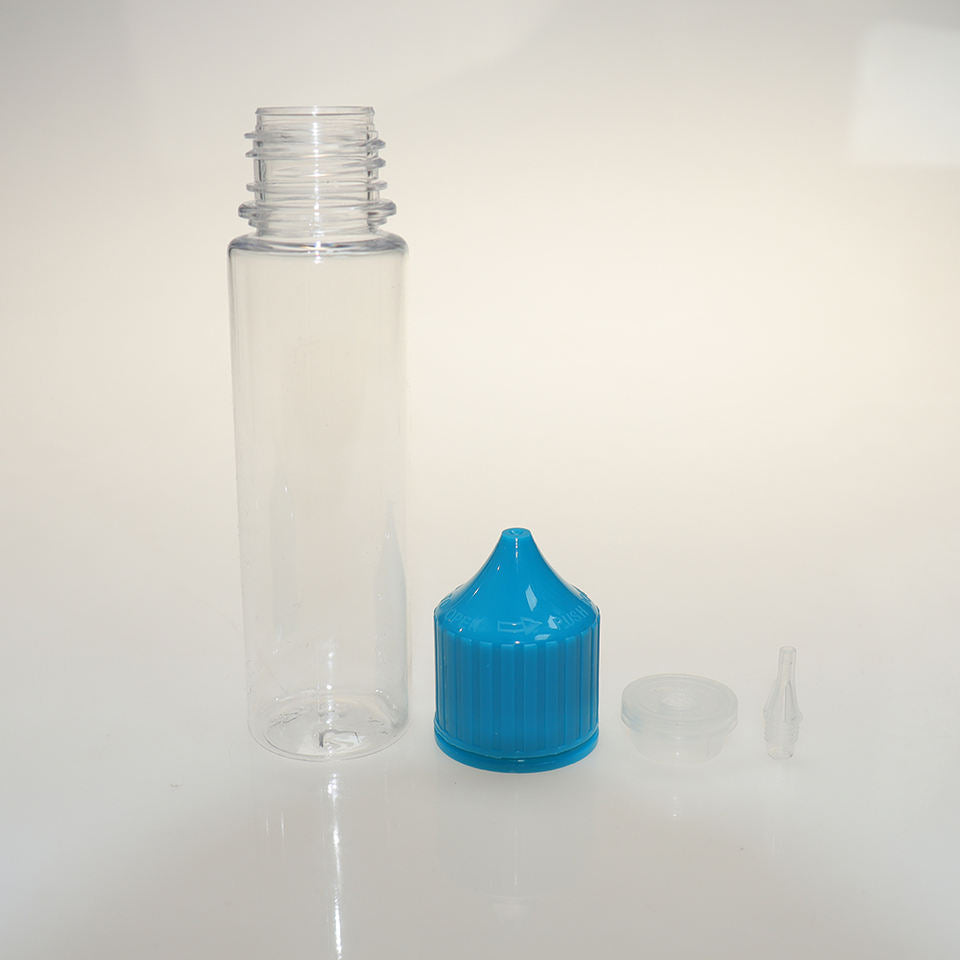 Fine High Volume 60Ml PCR empty soft Eliquid plastic bottle