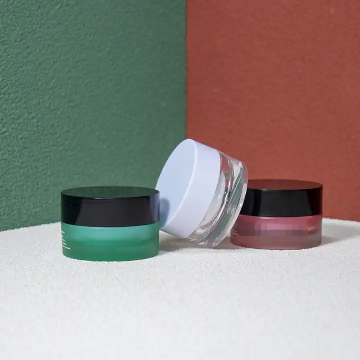 luxury cosmetic containers clear plastic cream jar
