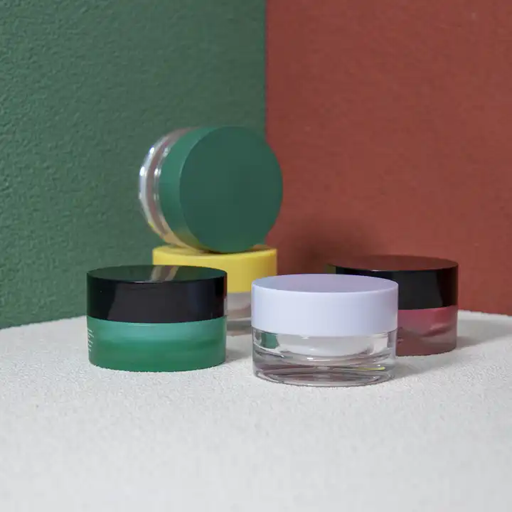 luxury cosmetic containers clear plastic cream jar