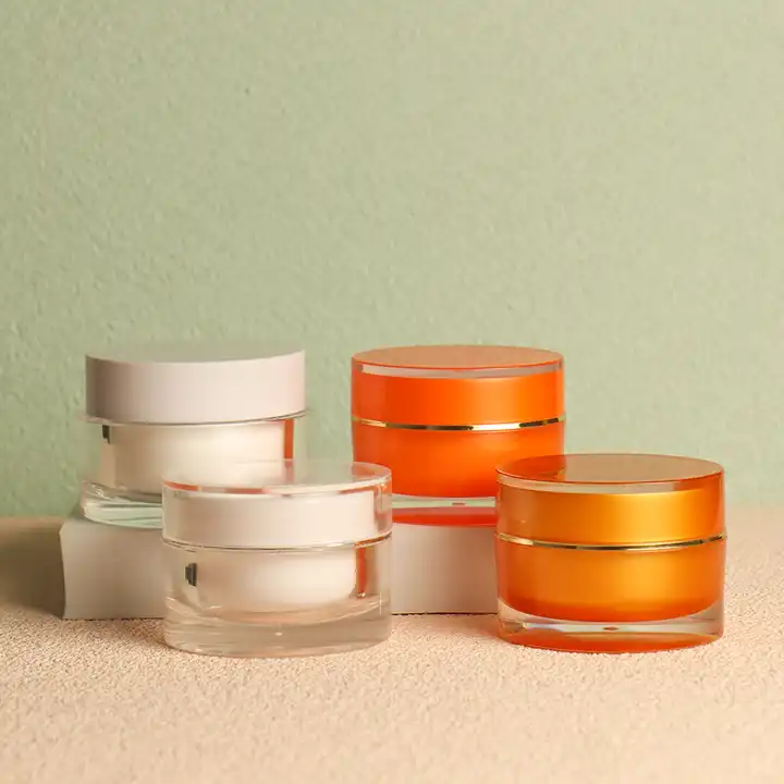 luxury cosmetic containers 5g 10g 15g 20g 30g 50g acrylic plastic cream jar