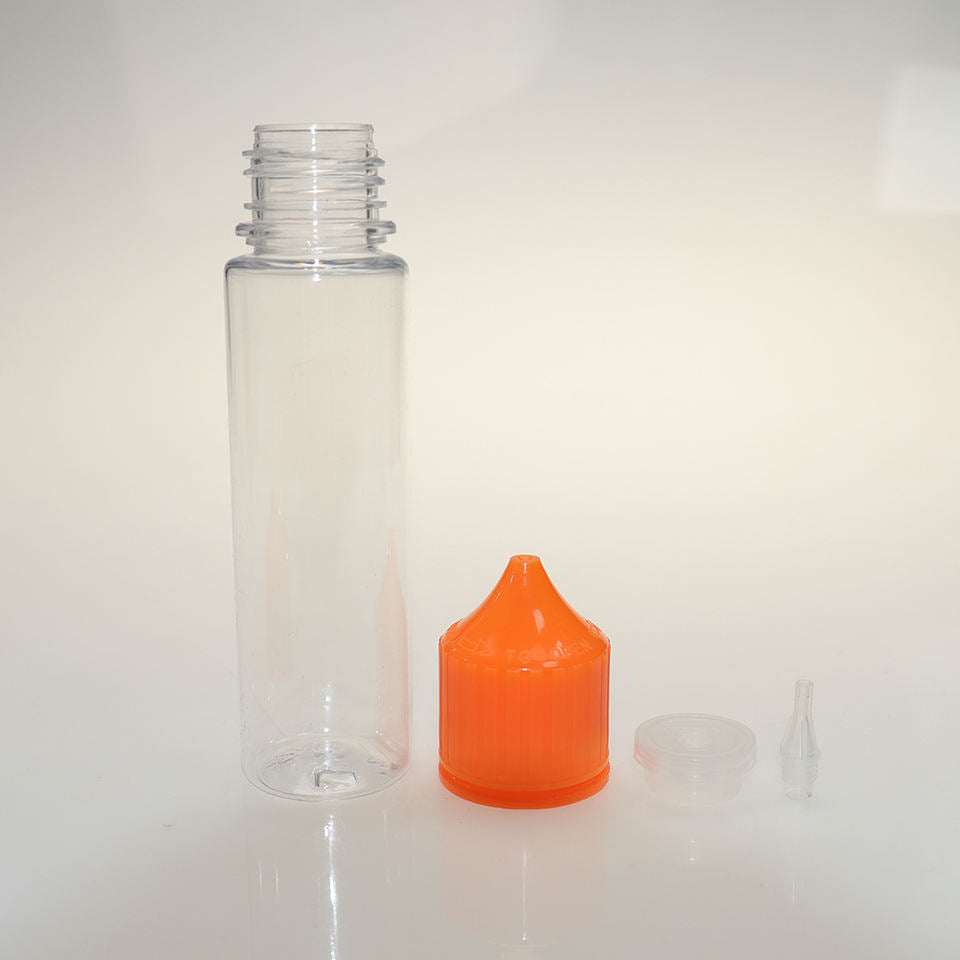 Fine High Volume 60Ml PCR empty soft Eliquid plastic bottle