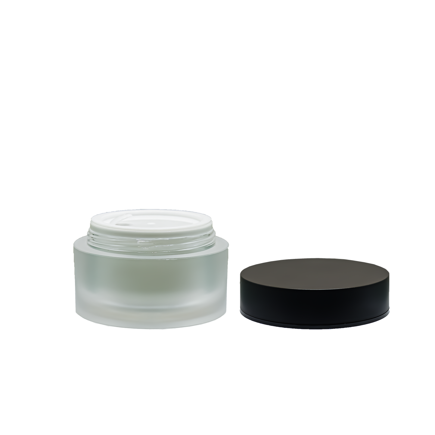 luxury cosmetic containers 50g acrylic plastic cream jar