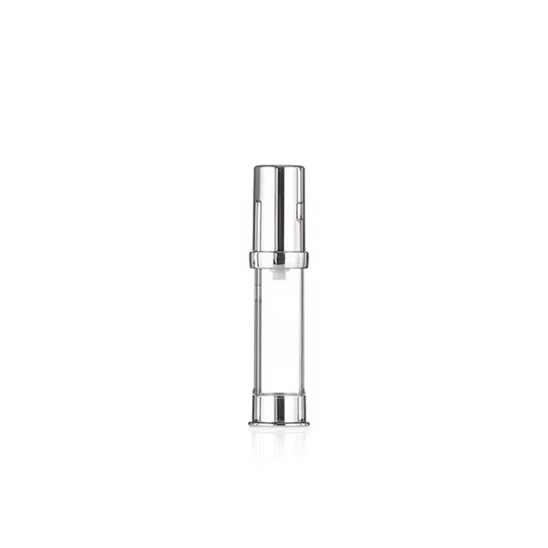 Mini Gold Silver Airless Lotion Pump 10ML Plastic Bottle