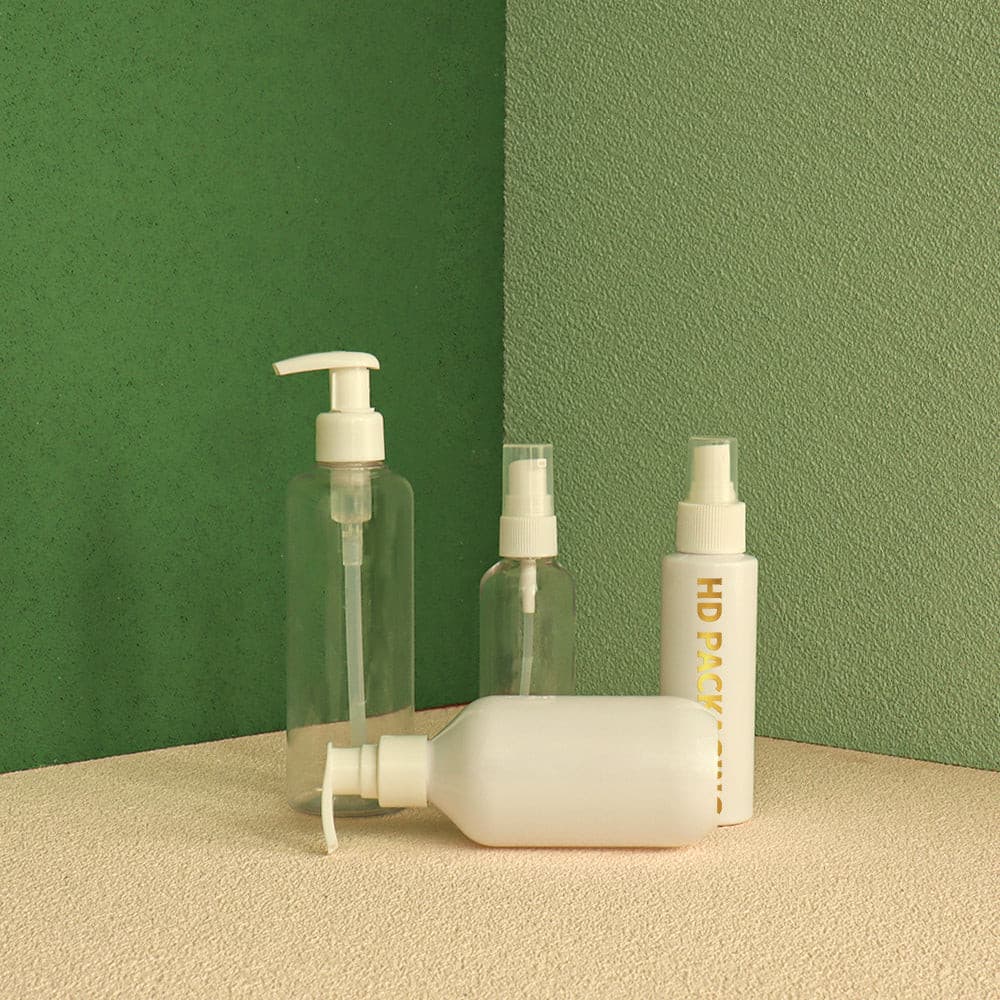alcohol 30ml 50ml 100ml plastic pet mist frosted white color spray plastic 100ml cosmetic bottle