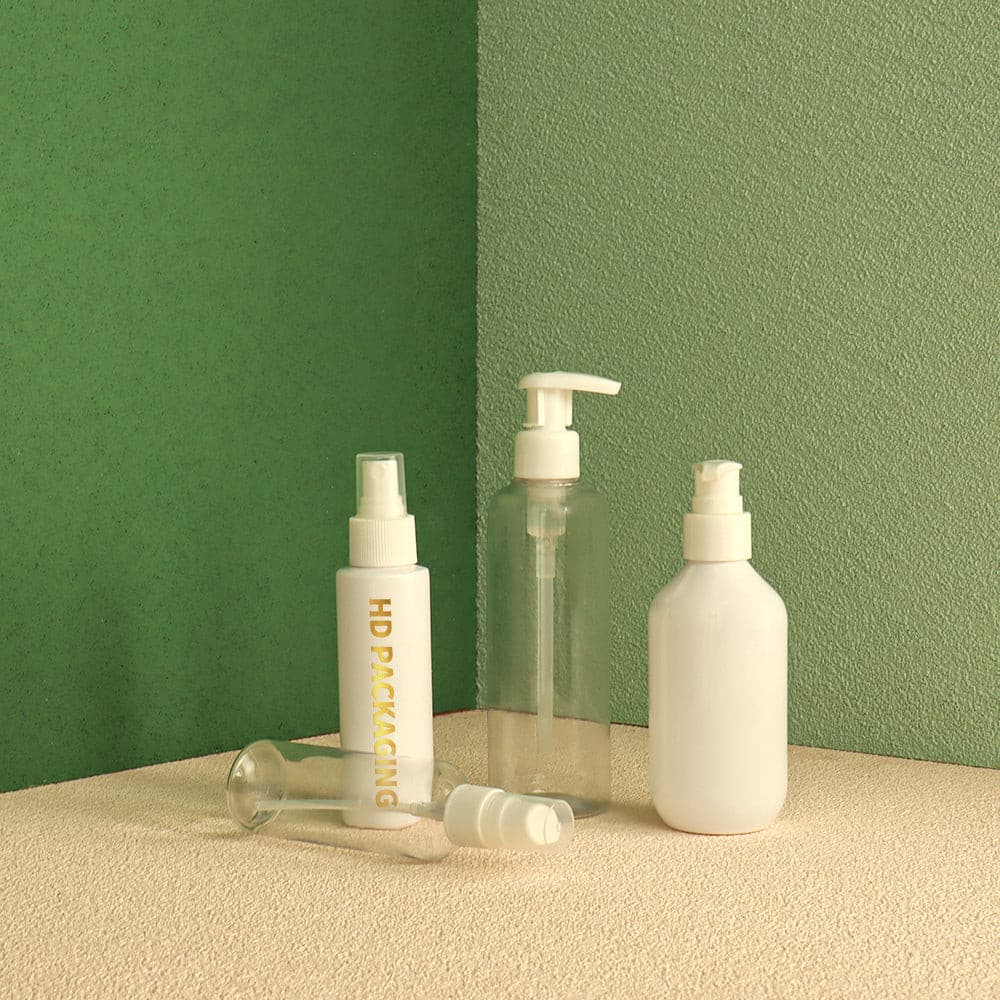 alcohol 30ml 50ml 100ml plastic pet mist frosted white color spray plastic 100ml cosmetic bottle