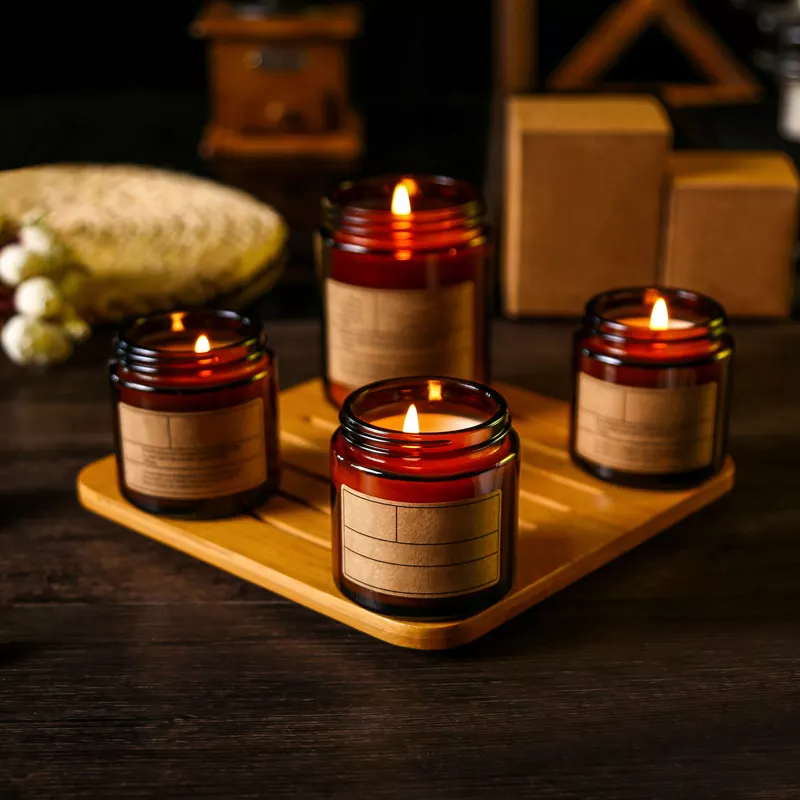 domed hot lantern pearl home natural amber containers labels christmas retro mug straight glossy candle jar