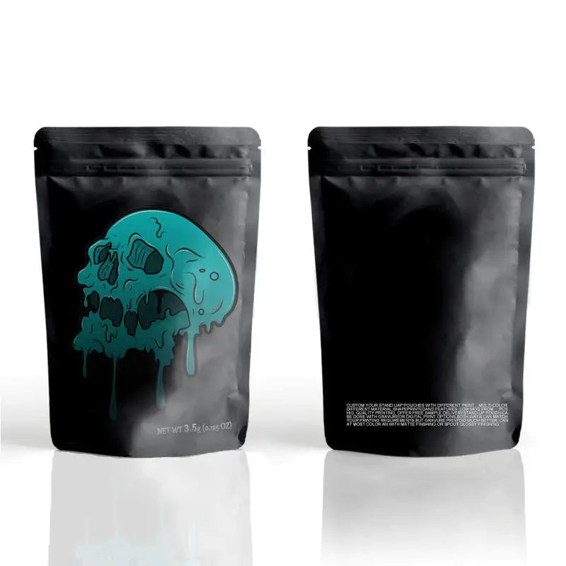Custom Brand Printing Food Packaging Smellproof Doypack Resealable Aluminum Foil Bag