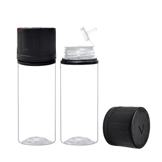HIDY6FM-100ML flip tip plastic dropper E liquid bottle