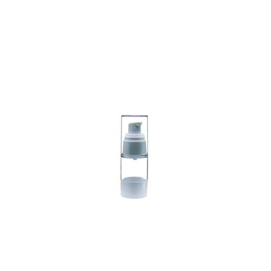 Plastic Airless Lotion Serum Pump 15ML Bottle