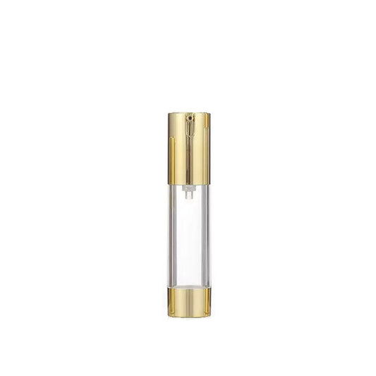 Gold Silver Airless Lotion Pump 20ML Plastic Bottle