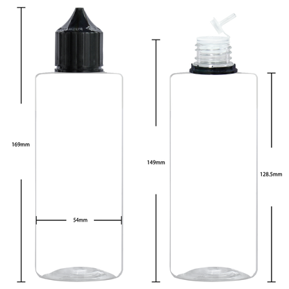 HIDY6M-250ML new flip tip plastic dropper Screen Printing E liquid bottle