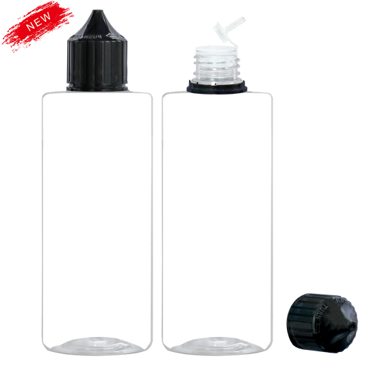 HIDY6M-250ML new flip tip plastic dropper E liquid bottle