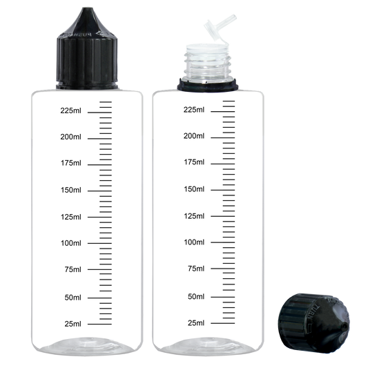 HIDY6M-250ML new flip tip plastic dropper Screen Printing E liquid bottle