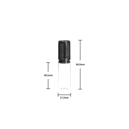 HDV3FS-15ML PET plastic dropper E-liquid E-juice bottle