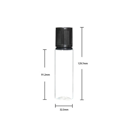 HDV3F-70MLF PET plastic dropper E-liquid E-juice bottle