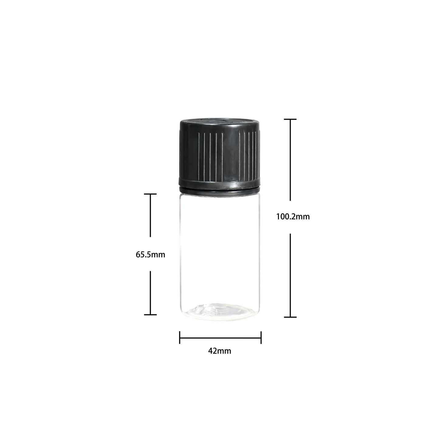 HDV3FM-80ML PET plastic dropper E-liquid E-juice bottle