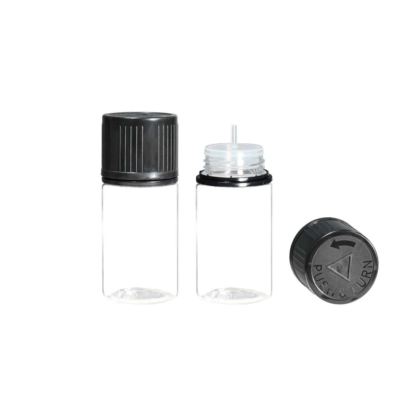 HDV3FM-80ML PET plastic dropper E-liquid E-juice bottle