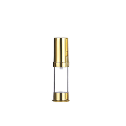 Mini Gold Silver Airless Lotion Pump 5ML Plastic Bottle