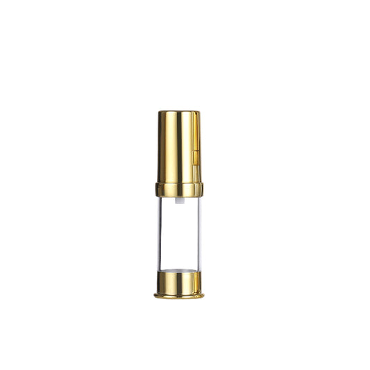 Mini Gold Silver Airless Lotion Pump 5ML Plastic Bottle
