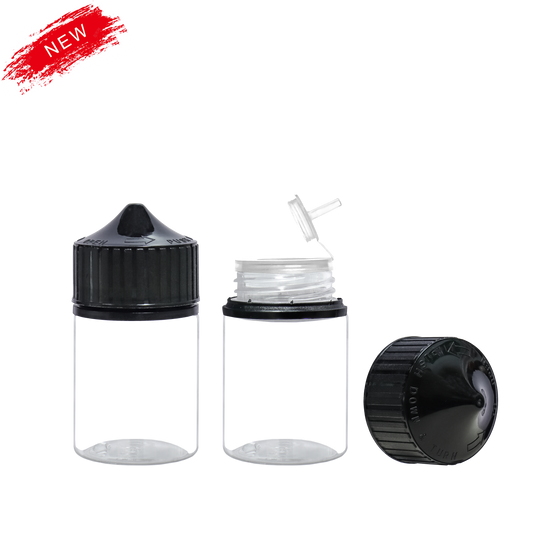 HIDY6M-60ML flip tip plastic dropper E liquid bottle