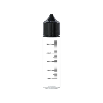 HIDY6-60ML new flip tip plastic dropper Screen Printing E liquid bottle