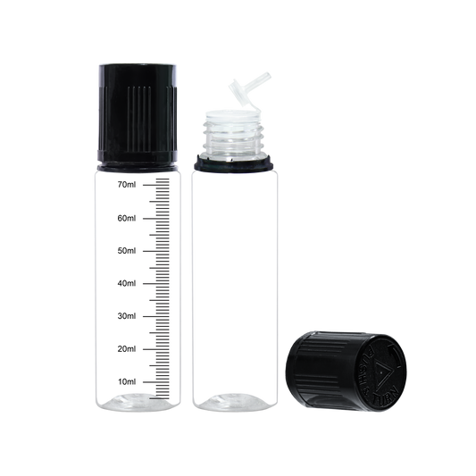 HIDY6F1-75ML new flip tip plastic dropper E liquid bottle