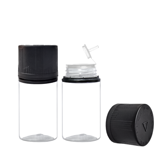 HIDY6FM-80ML flip tip plastic dropper E liquid bottle