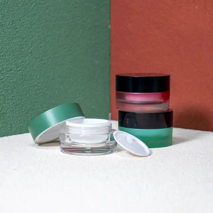 luxury cosmetic containers clear plastic cream jar