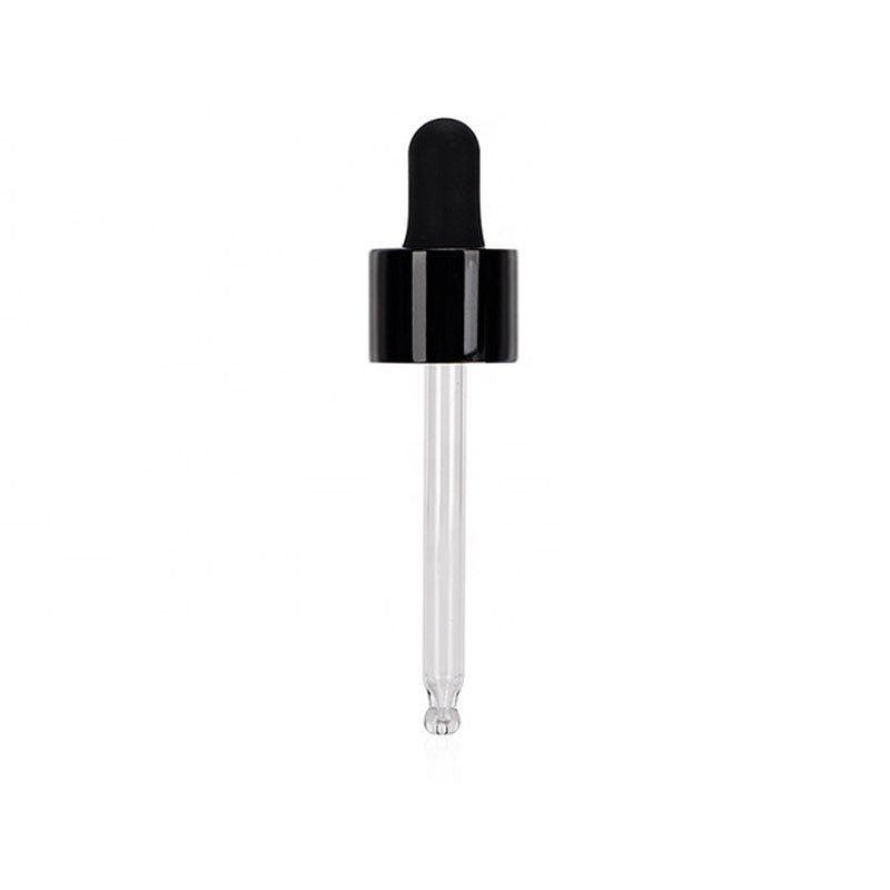 HDGB-CTD Black Glass Bullnose Dropper Cap